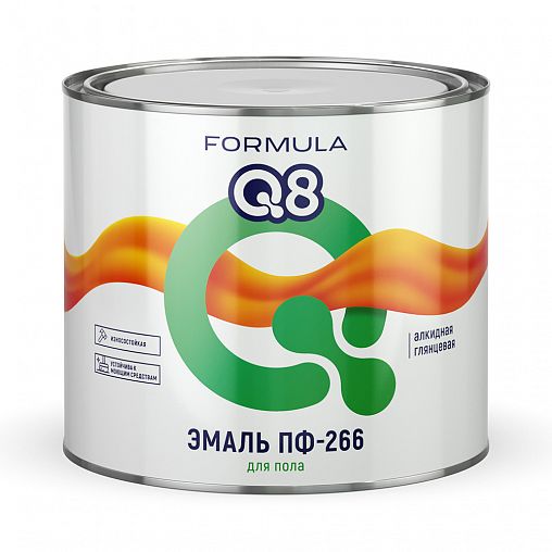 Эмаль ПФ-266 1,9кг золотисто-коричневая FORMULA