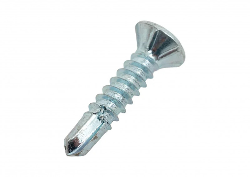 Саморез оконный DIN 7504 белый цинк 3,9х19