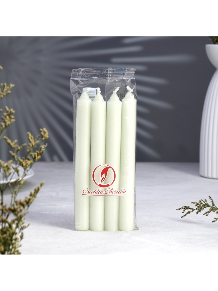 Набор свечей хозяйственных,1,8х17, 5ч, 40г, 4шт