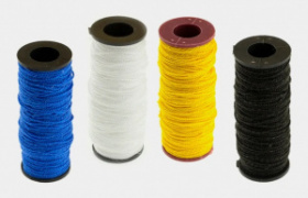 Нить капроновая на катушке синяя 100м