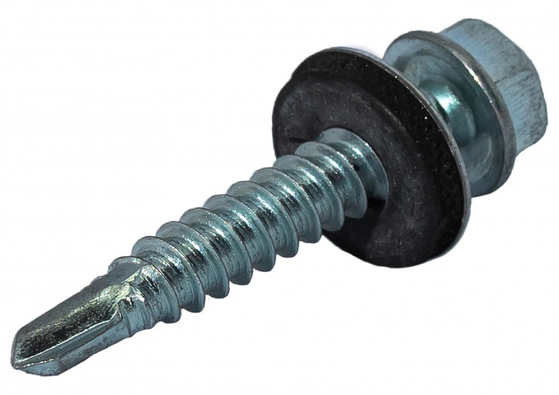 Саморез кровельный HWX7-W-P9 уп/50шт 6,3х25мм ТМ HARDWEX