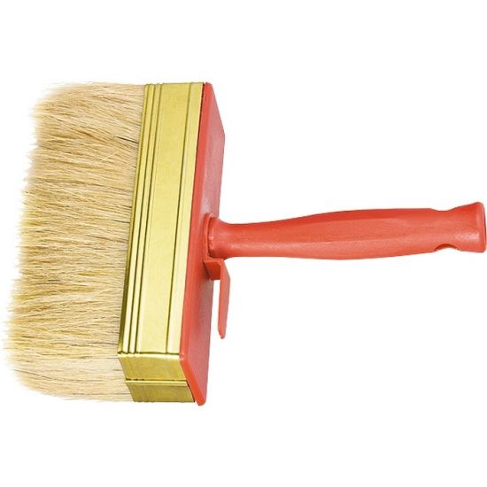 Кисть-ракля натуральная щетина пластмассовая ручка 40х140