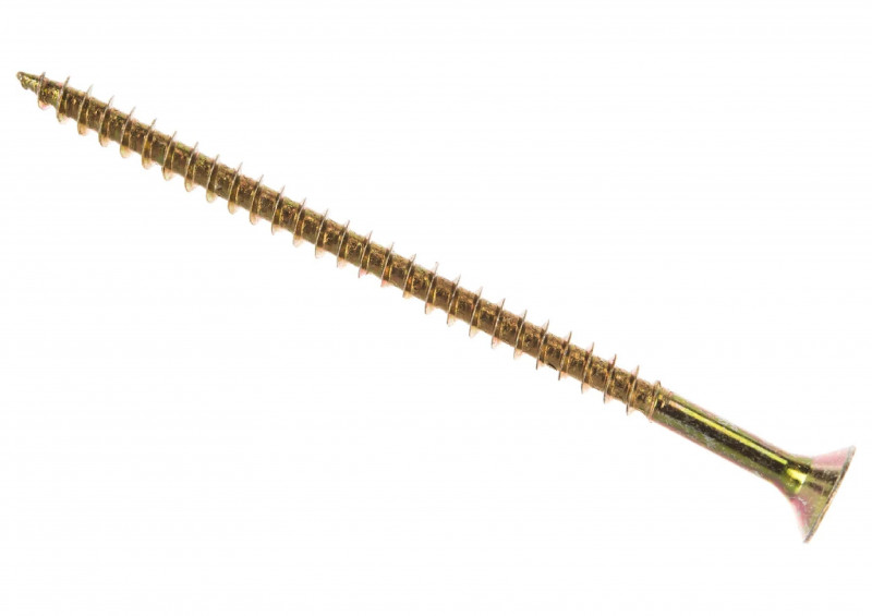 Саморез универсальный желтый цинк 4х50