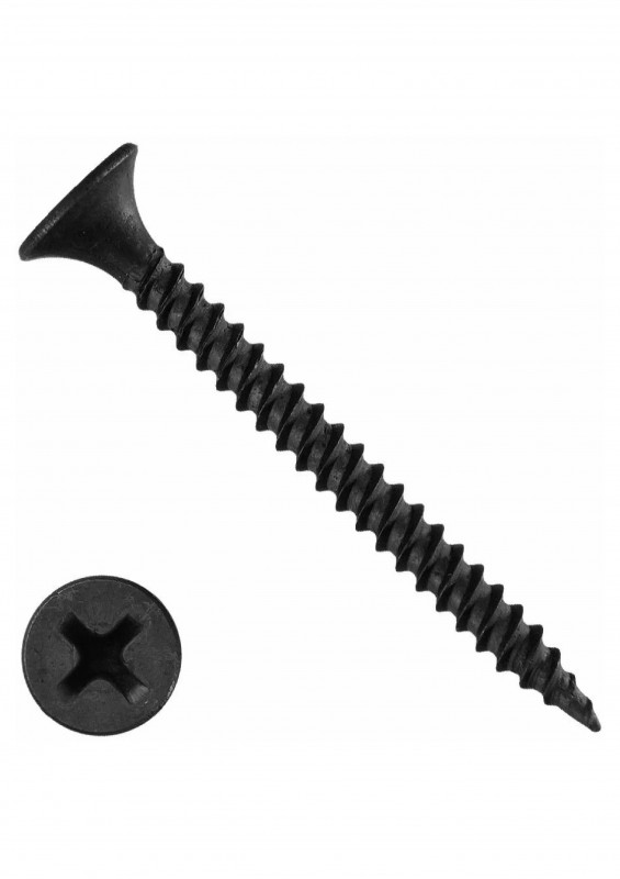 Саморезы по металлу черные 3,5х25 (кг)