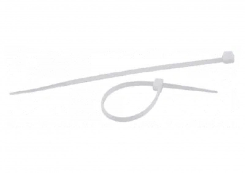 Хомут-стяжки нейлон 100шт 5х300 белые