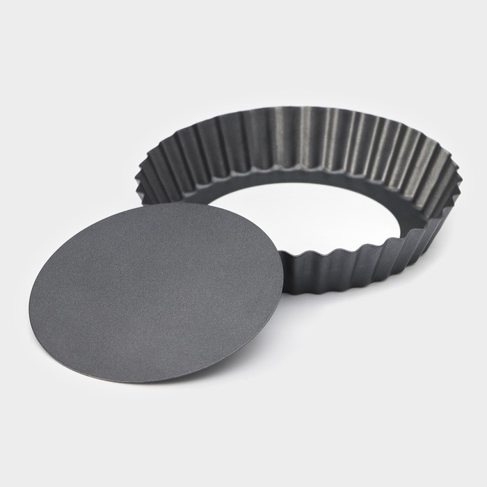 Форма для выпечки d13см,сьемное дно, антипр.покрытие